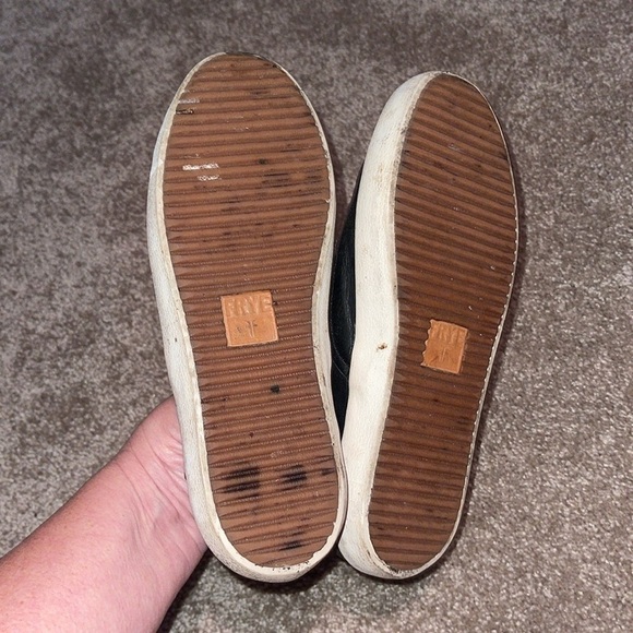 Frye Dylan Leather Moto Slip On Sneakers- size 6 - Picture 7 of 7